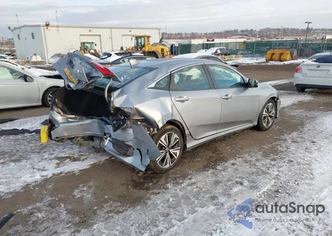 2017 Honda Civic Ex-T z USA, uszkodzony, nr VIN 2HGFC1F36HH657631